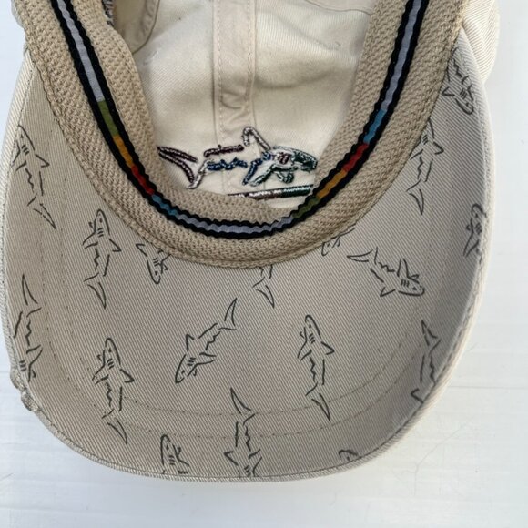 Greg Norman Hat Men Strap Back Shark Tooth Falcons Fire Golf Club Hype Core Cap - Picture 11 of 13